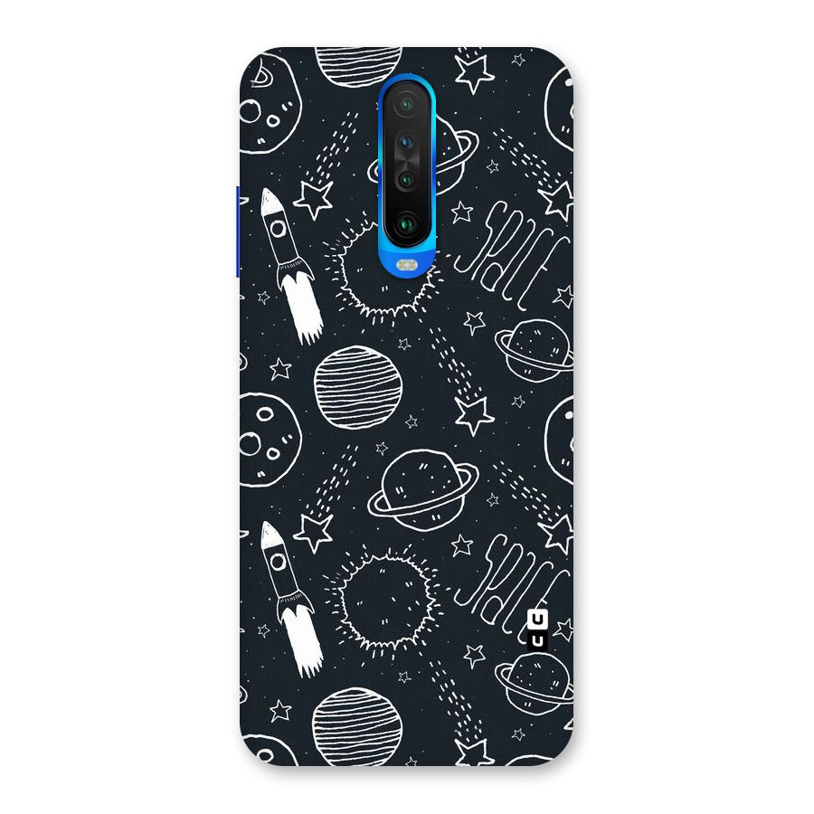 Just Space Things Back Case for Poco X2