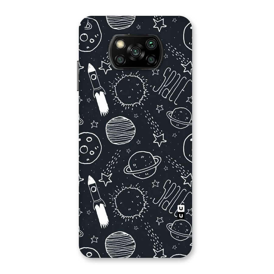 Just Space Things Back Case for Poco X3