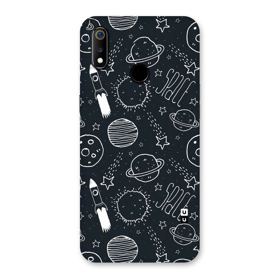 Just Space Things Back Case for Realme 3