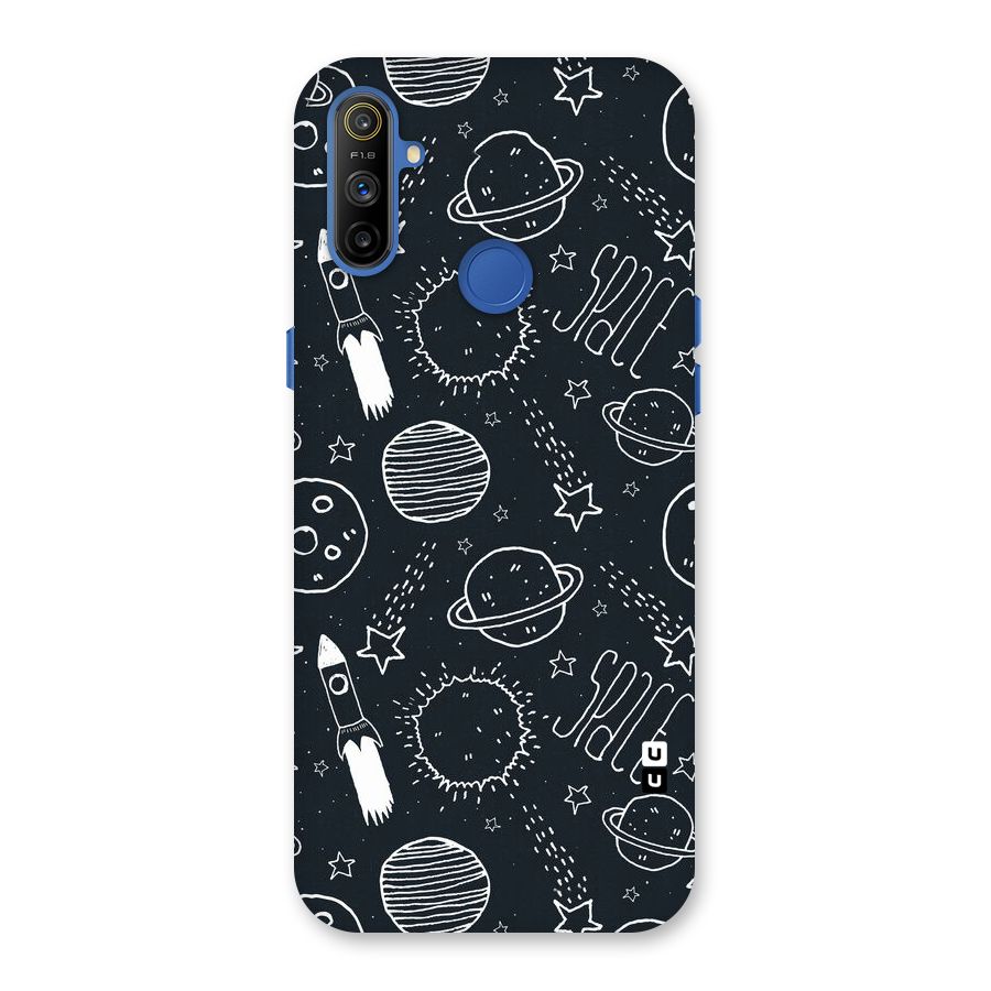 Just Space Things Back Case for Realme Narzo 10A