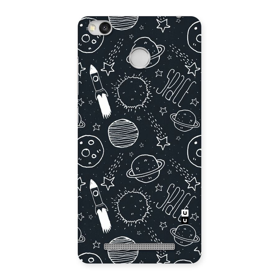 Just Space Things Back Case for Redmi 3S Prime