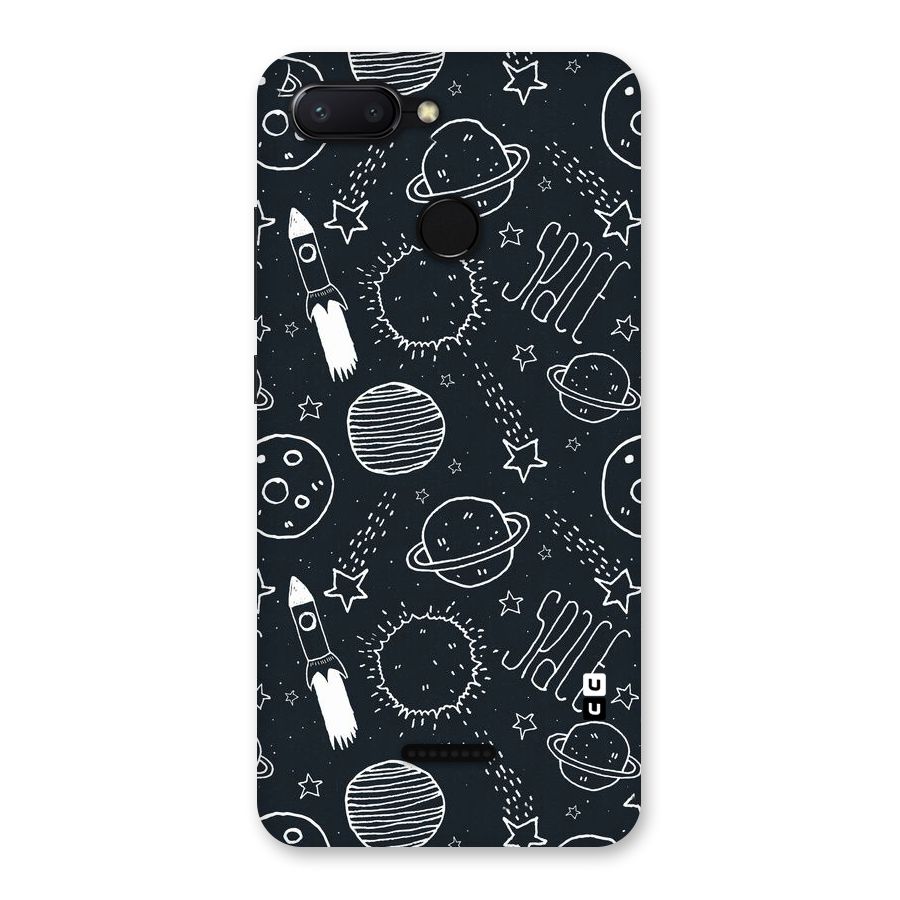 Just Space Things Back Case for Redmi 6