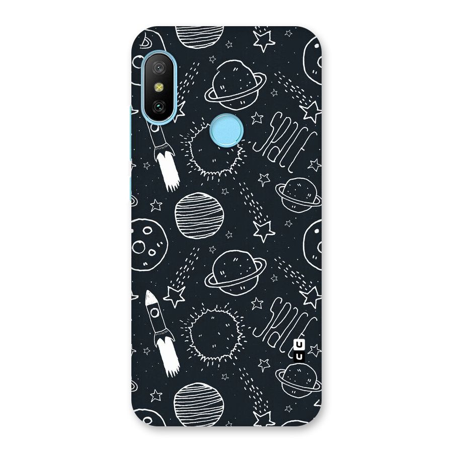 Just Space Things Back Case for Redmi 6 Pro