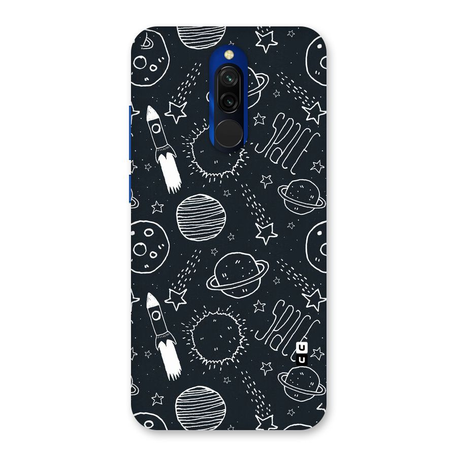Just Space Things Back Case for Redmi 8