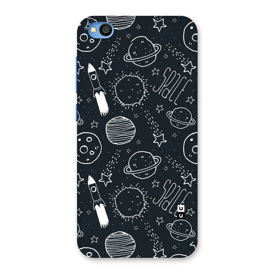 Just Space Things Back Case for Redmi Go