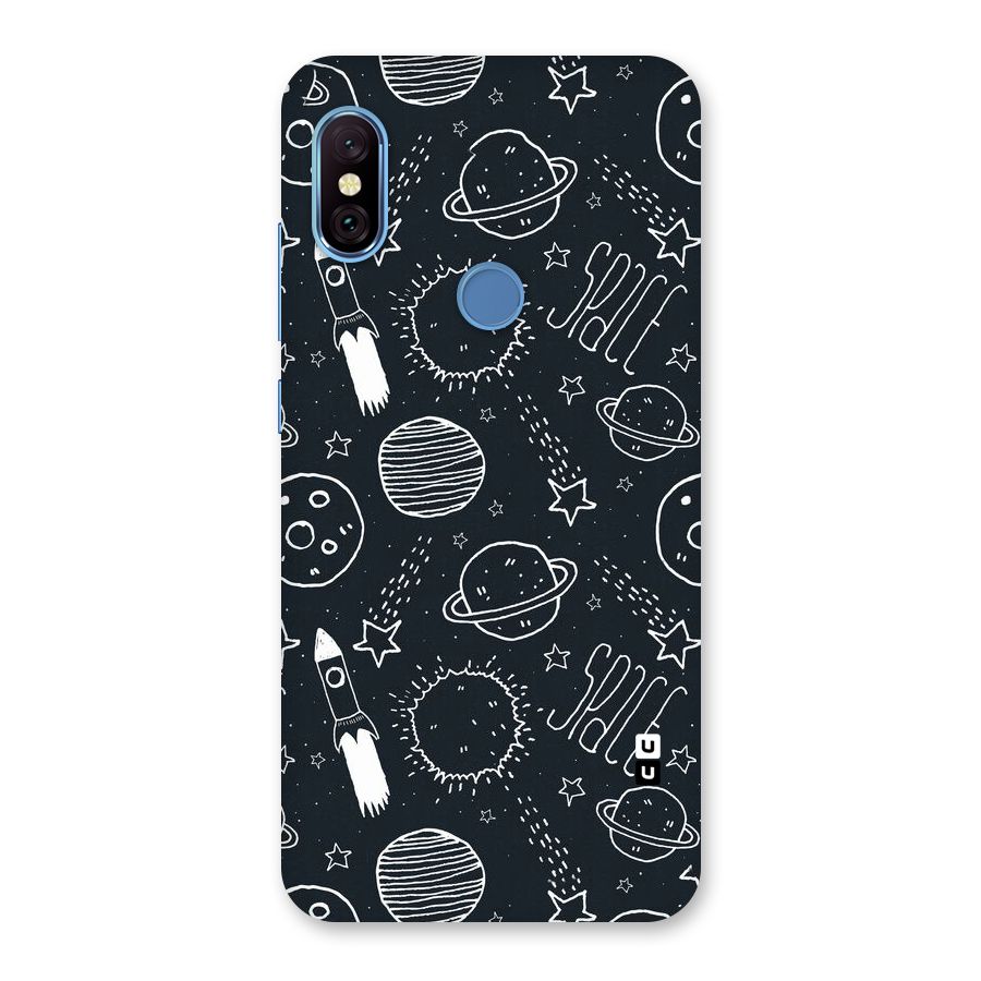 Just Space Things Back Case for Redmi Note 6 Pro