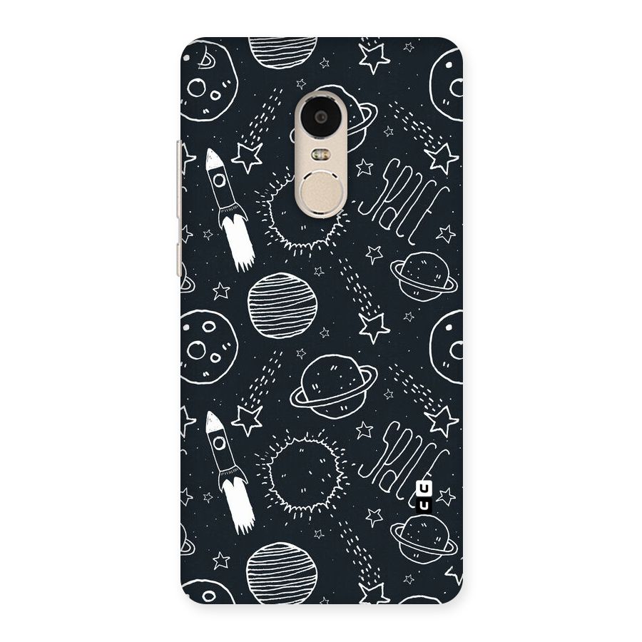 Just Space Things Back Case for Xiaomi Redmi Note 4
