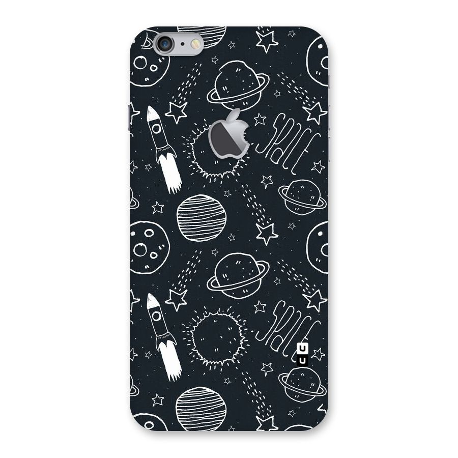 Just Space Things Back Case for iPhone 6 Plus 6S Plus Logo Cut