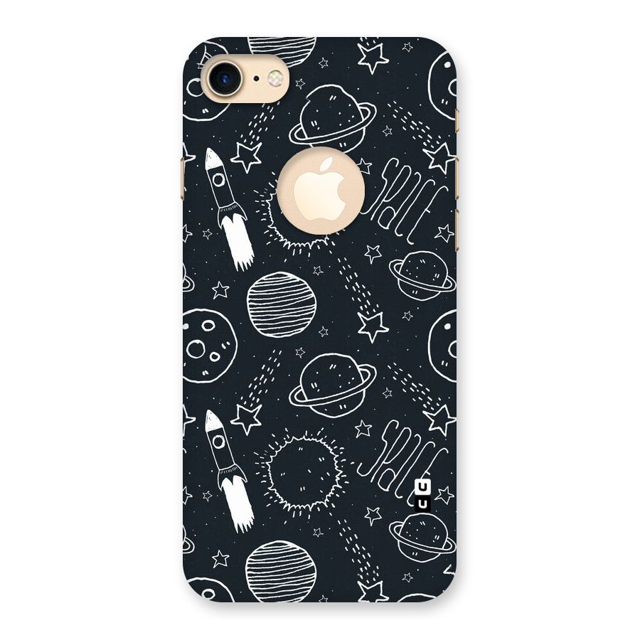 Just Space Things Back Case for iPhone 7 Logo Cut