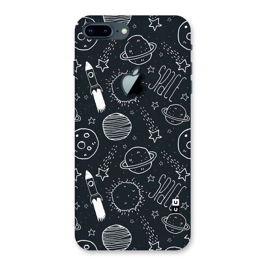 Just Space Things Back Case for iPhone 7 Plus Apple Cut