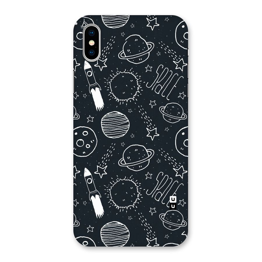 Just Space Things Back Case for iPhone XS