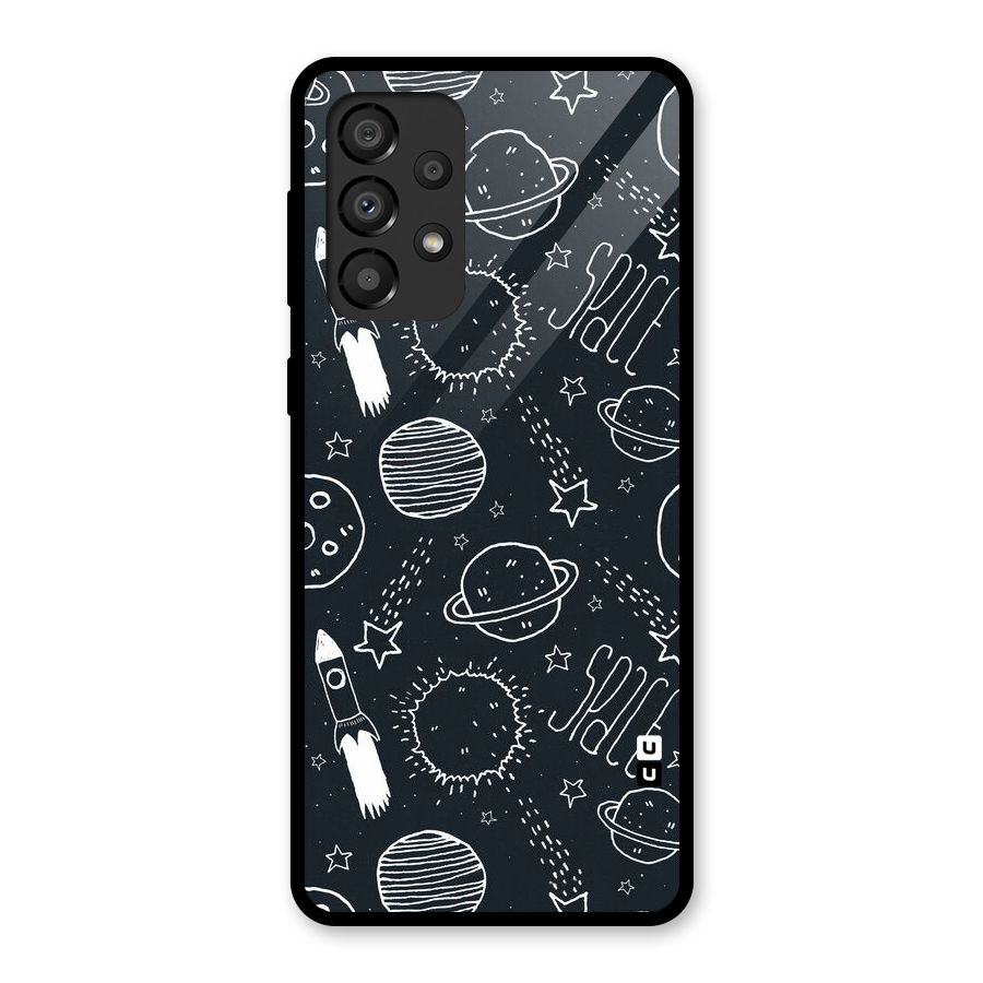 Just Space Things Glass Back Case for Galaxy A33 5G