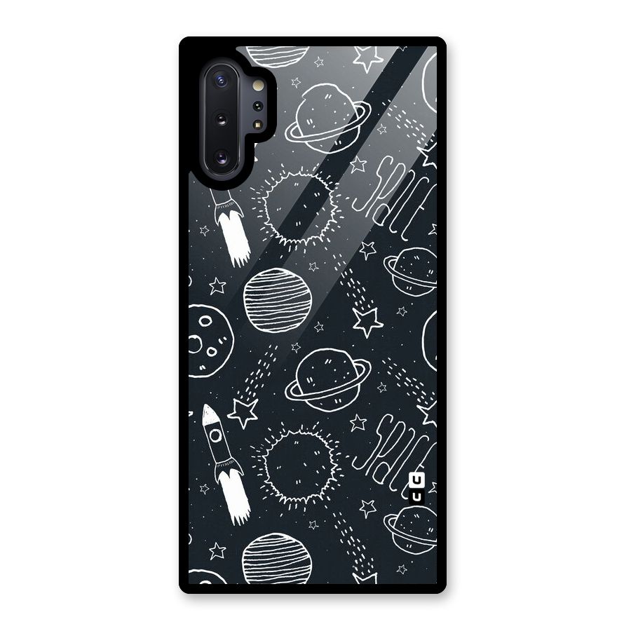 Just Space Things Glass Back Case for Galaxy Note 10 Plus