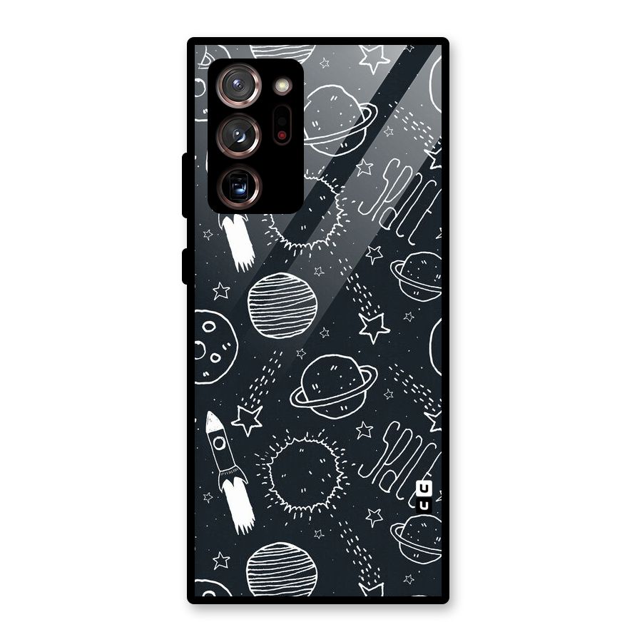 Just Space Things Glass Back Case for Galaxy Note 20 Ultra
