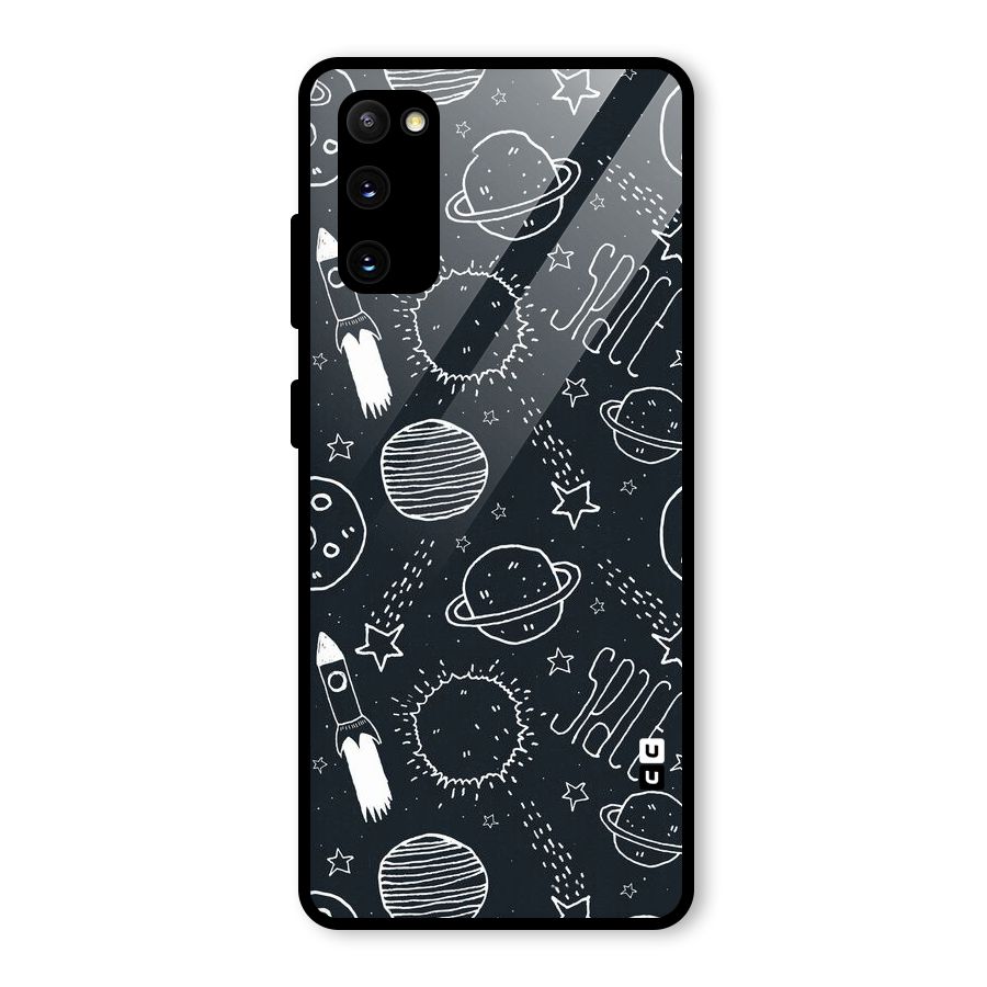 Just Space Things Glass Back Case for Galaxy S20 FE