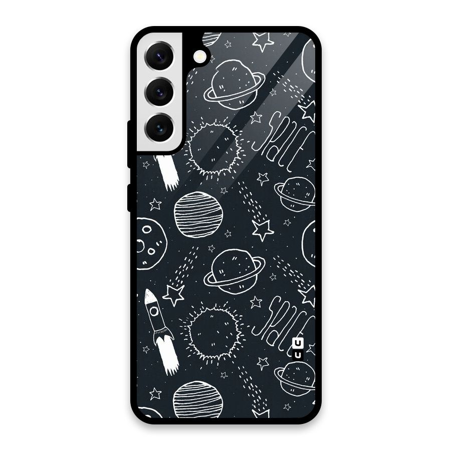 Just Space Things Glass Back Case for Galaxy S22 Plus 5G