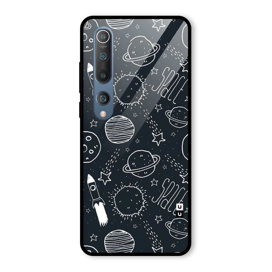 Just Space Things Glass Back Case for Mi 10