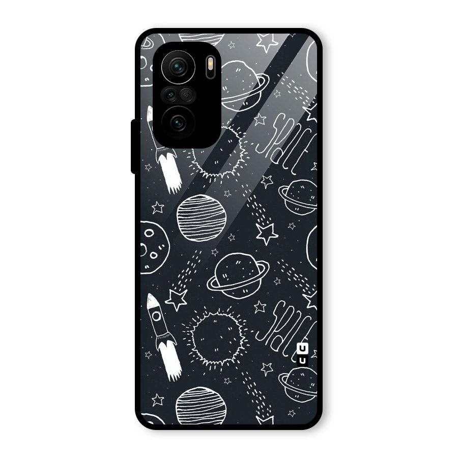 Just Space Things Glass Back Case for Mi 11X Pro