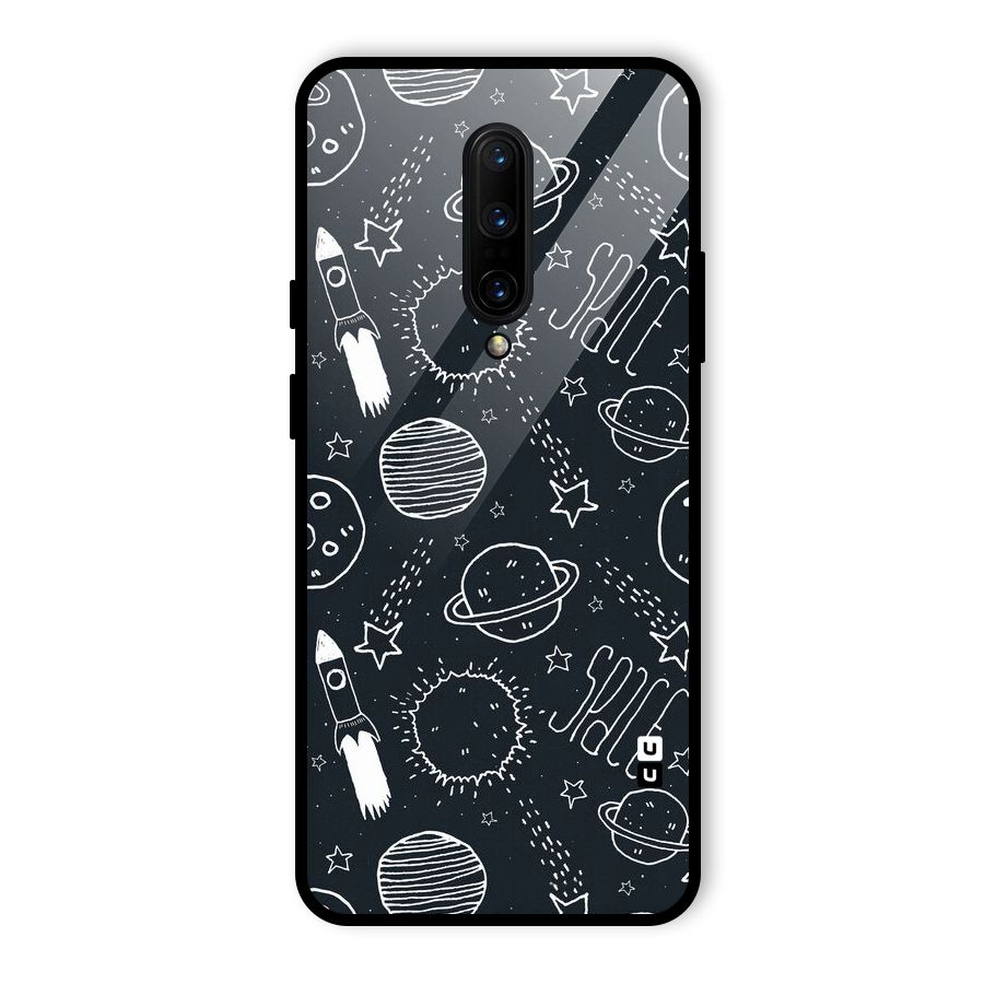 Just Space Things Glass Back Case for OnePlus 7 Pro