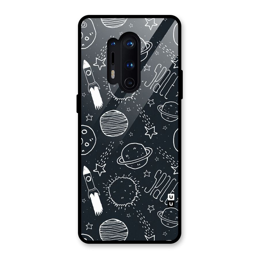 Just Space Things Glass Back Case for OnePlus 8 Pro