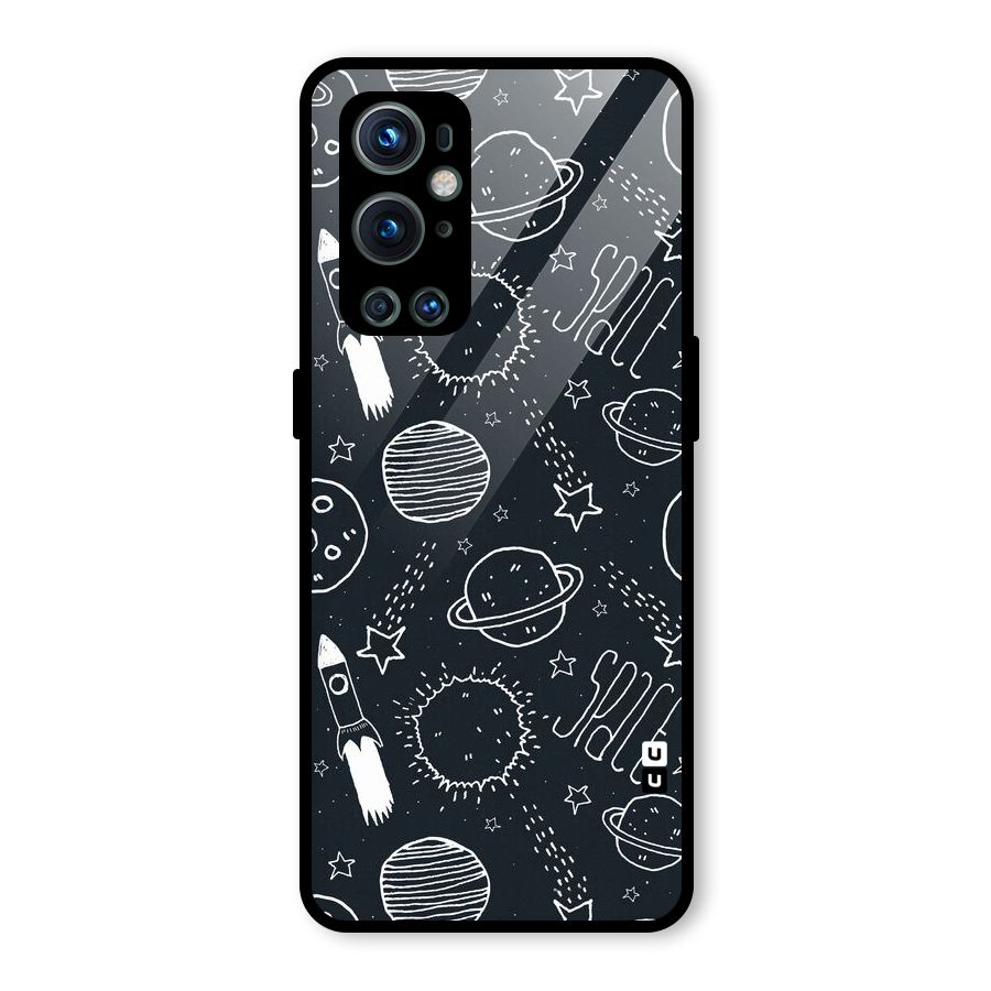 Just Space Things Glass Back Case for OnePlus 9 Pro