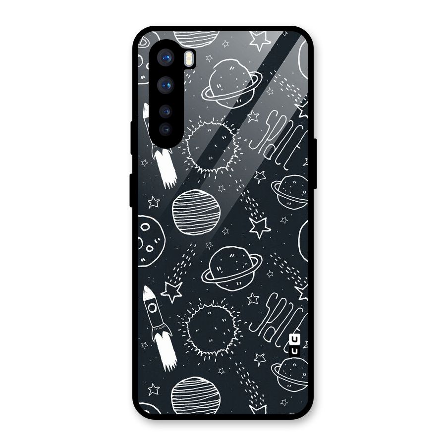 Just Space Things Glass Back Case for OnePlus Nord