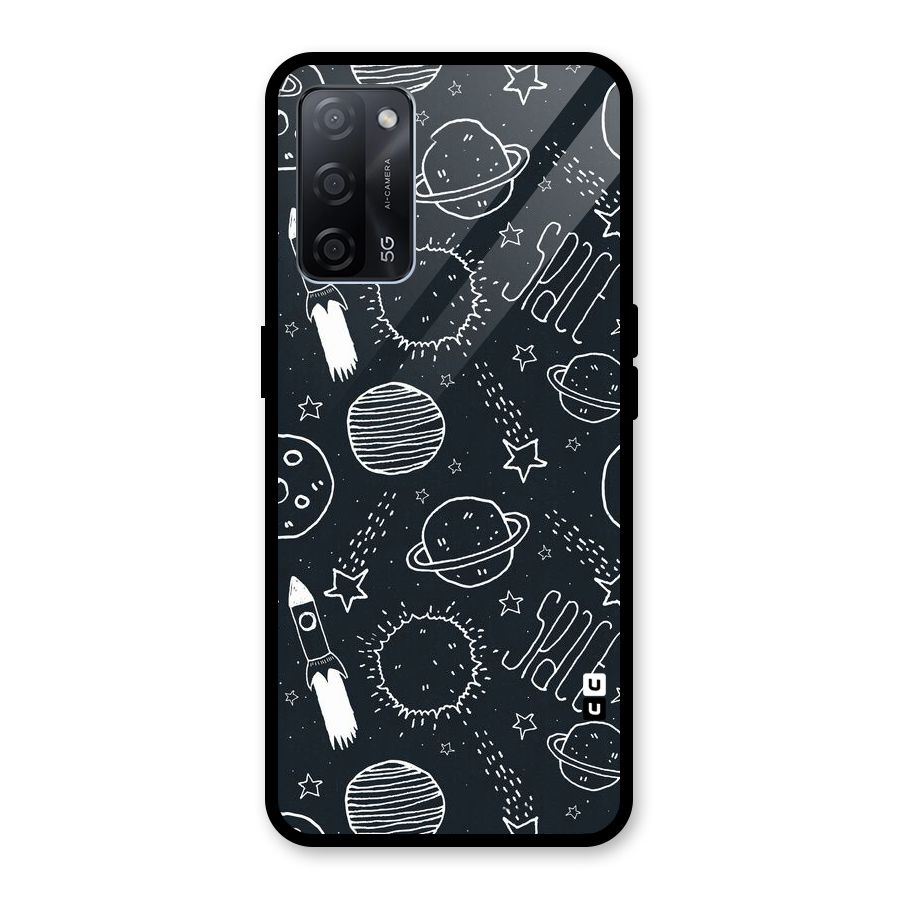Just Space Things Glass Back Case for Oppo A53s 5G