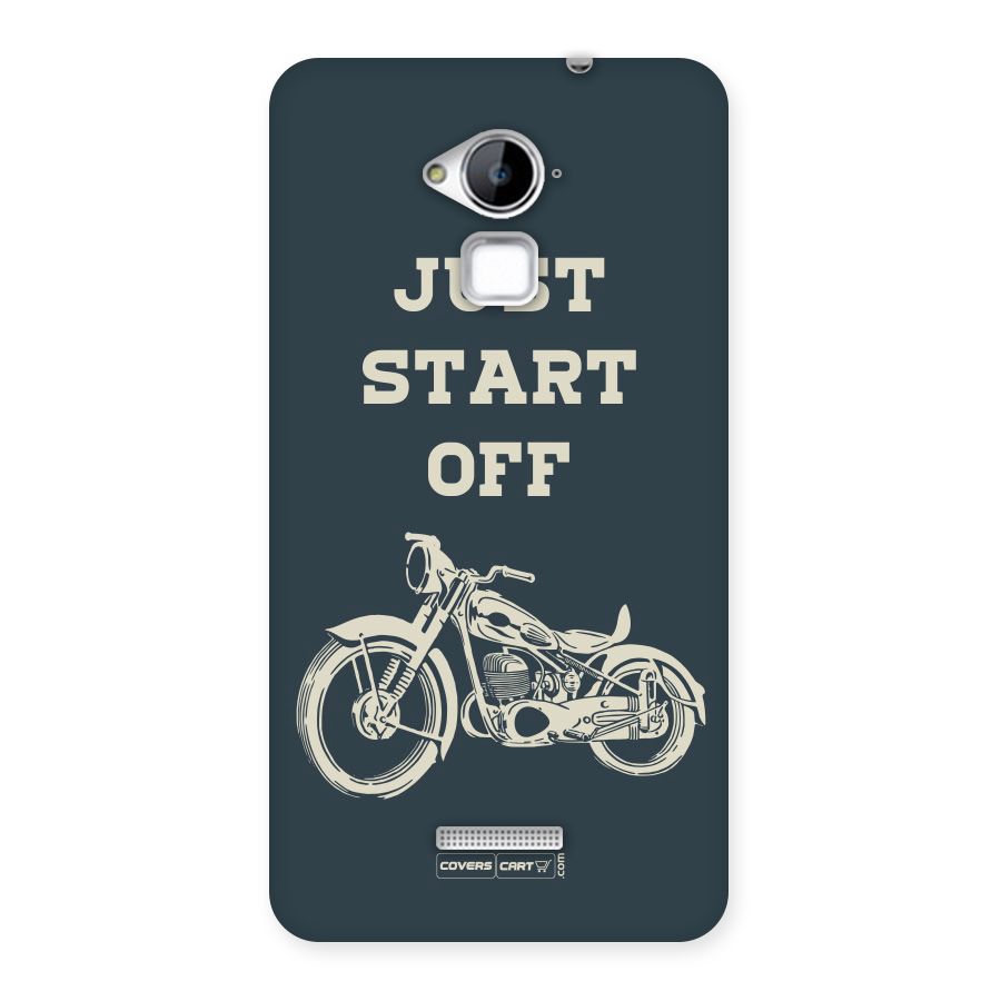 Just Start Off Back Case for Coolpad Note 3