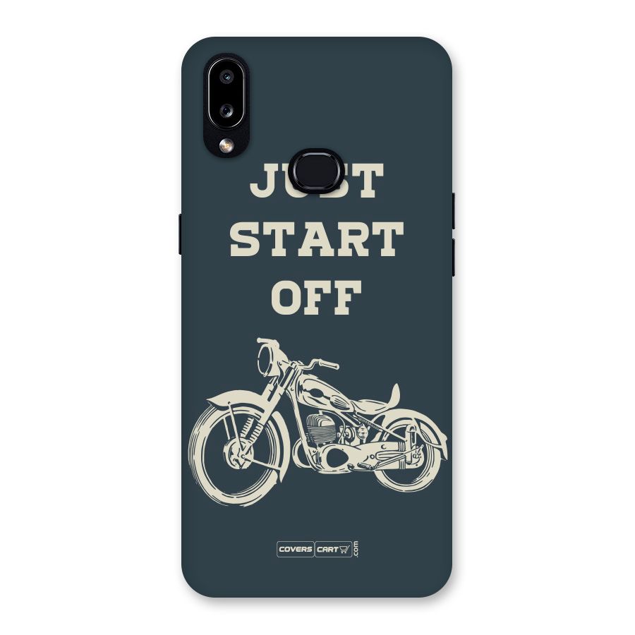 Just Start Off Back Case for Galaxy A10s