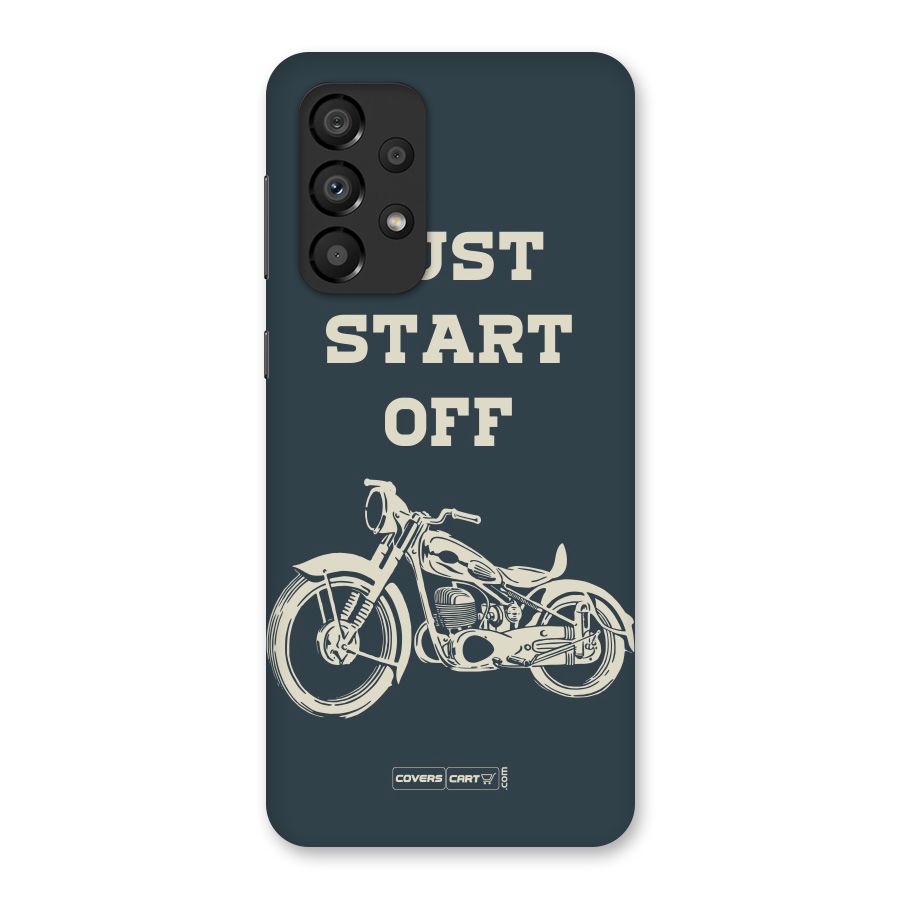 Just Start Off Back Case for Galaxy A33 5G