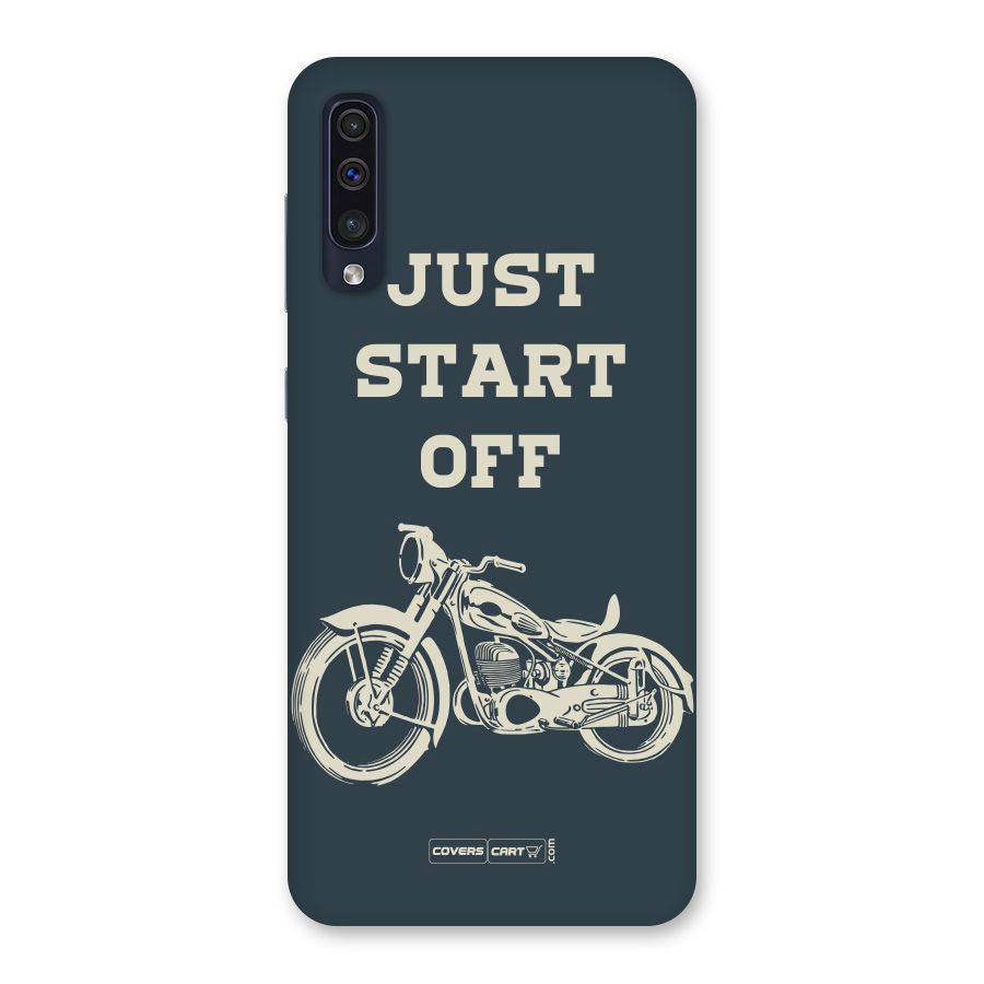 Just Start Off Back Case for Galaxy A50s