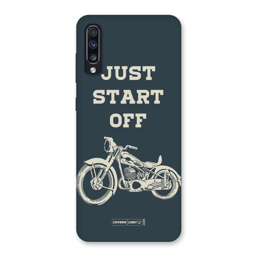 Just Start Off Back Case for Galaxy A70
