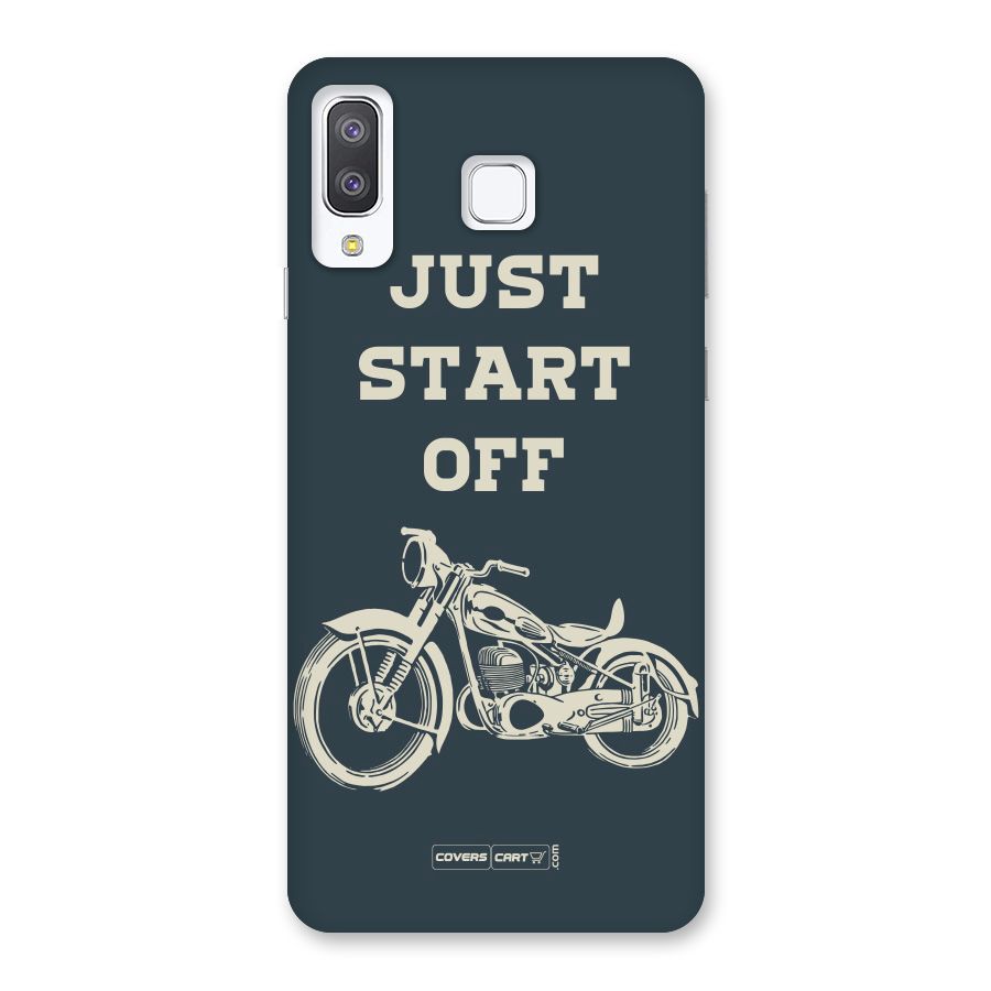 Just Start Off Back Case for Galaxy A8 Star