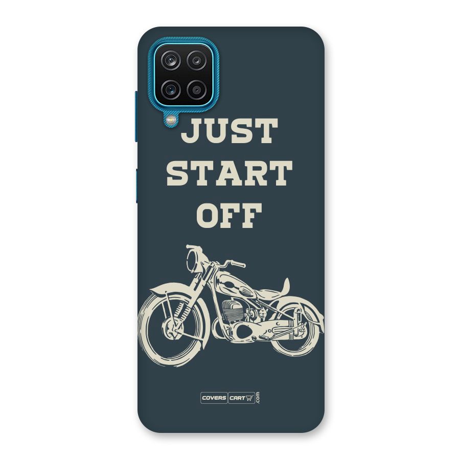 Just Start Off Back Case for Galaxy F12