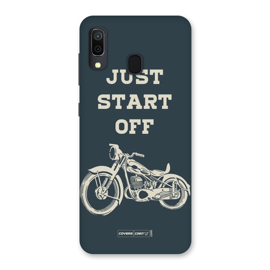 Just Start Off Back Case for Galaxy M10s