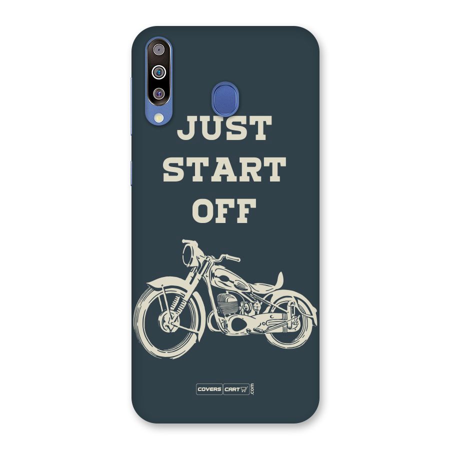 Just Start Off Back Case for Galaxy M30