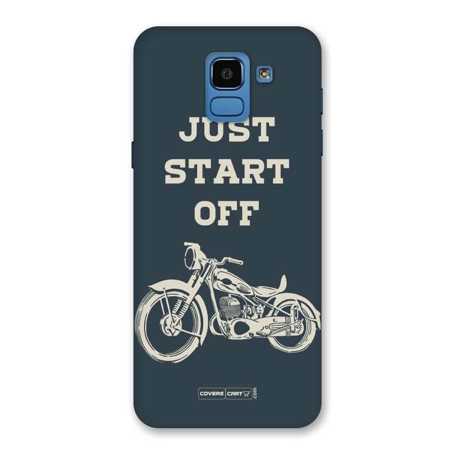 Just Start Off Back Case for Galaxy On6