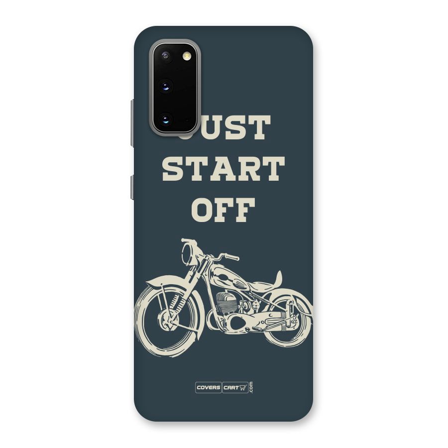 Just Start Off Back Case for Galaxy S20
