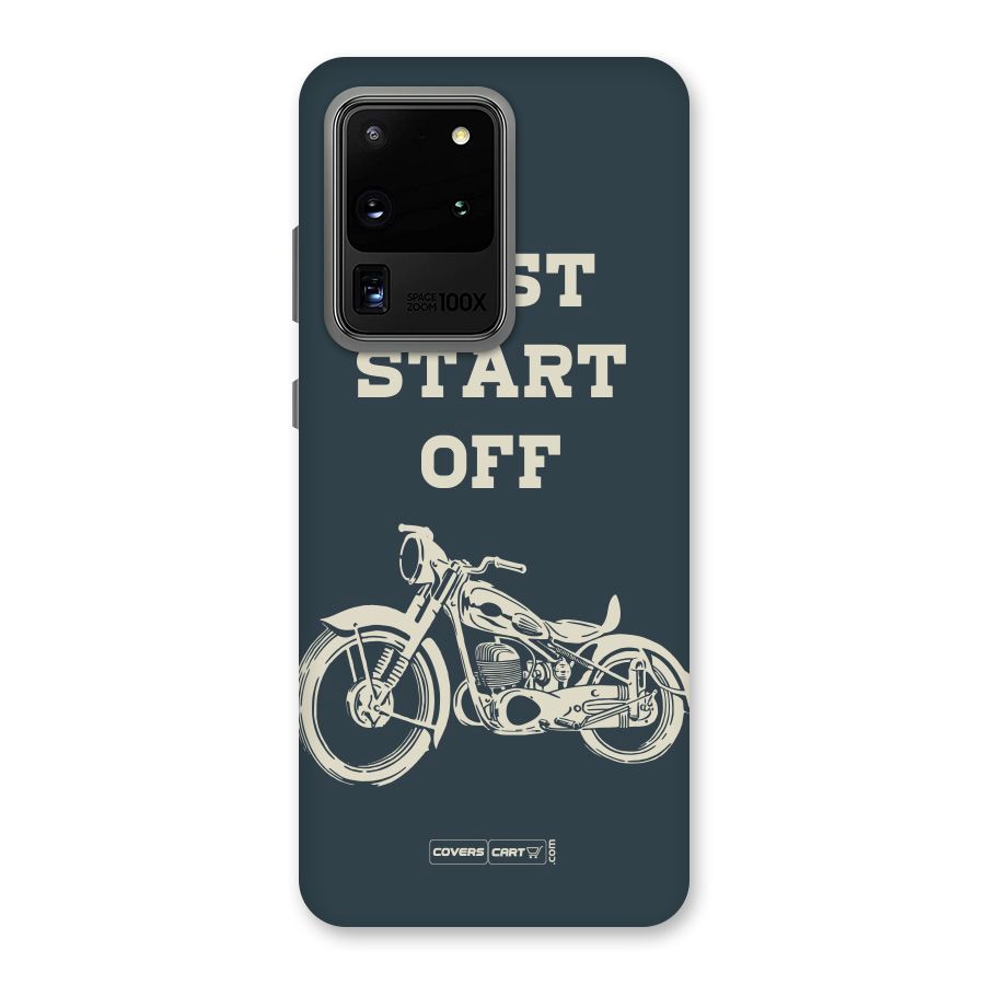Just Start Off Back Case for Galaxy S20 Ultra
