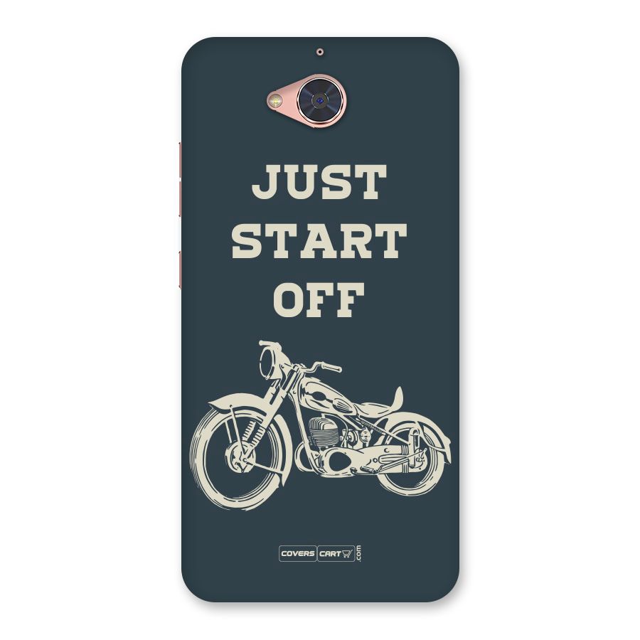 Just Start Off Back Case for Gionee S6 Pro