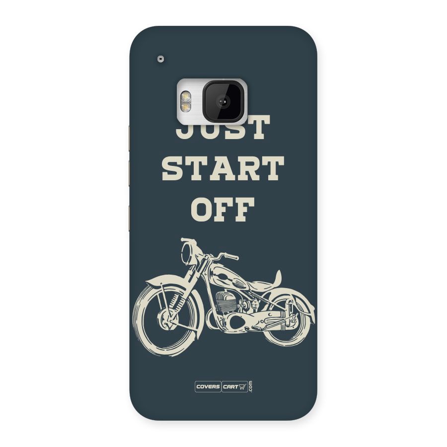 Just Start Off Back Case for HTC One M9