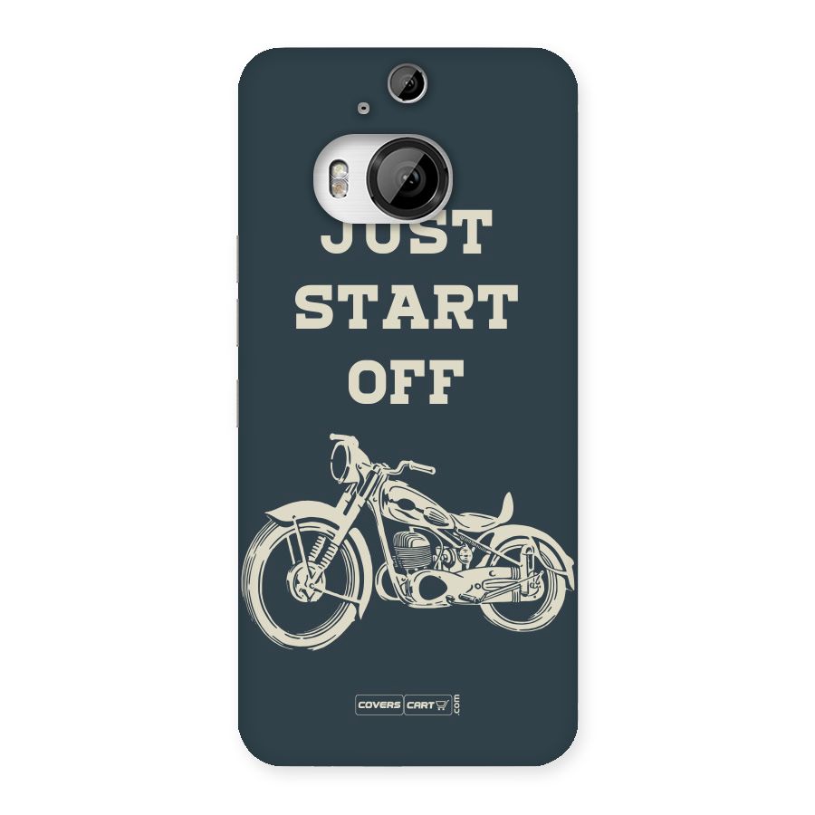 Just Start Off Back Case for HTC One M9 Plus