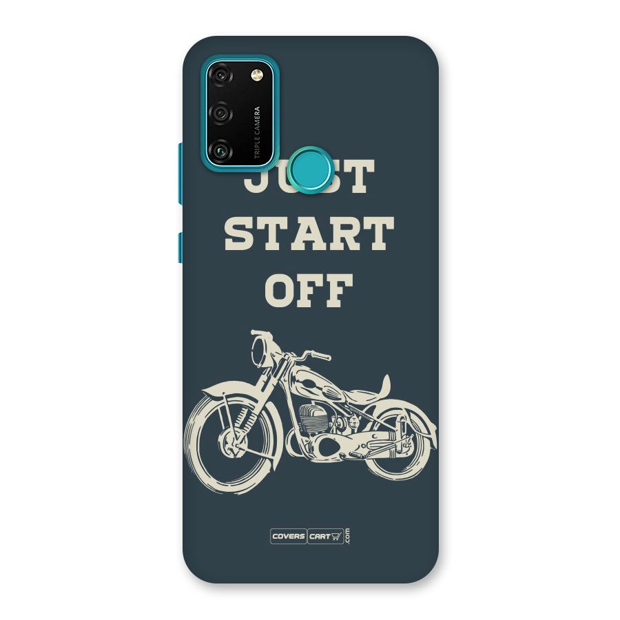 Just Start Off Back Case for Honor 9A