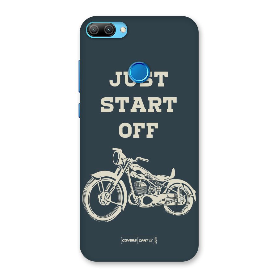 Just Start Off Back Case for Honor 9N