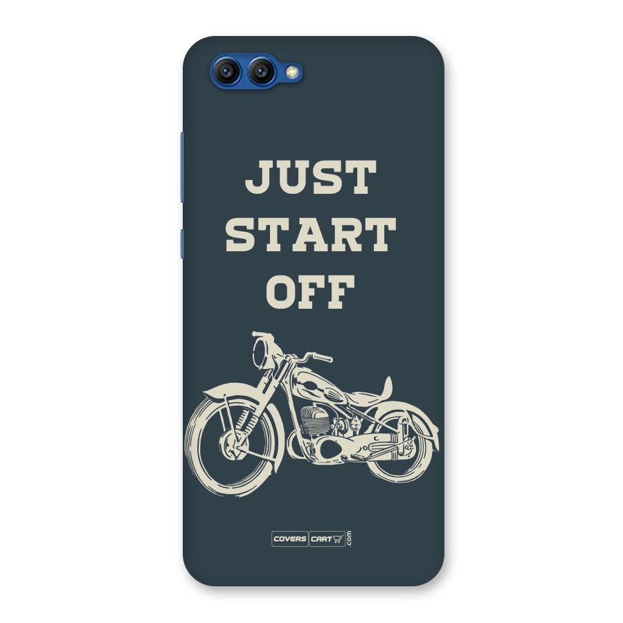 Just Start Off Back Case for Honor View 10