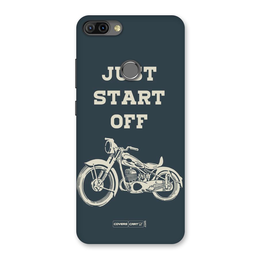 Just Start Off Back Case for Infinix Hot 6 Pro