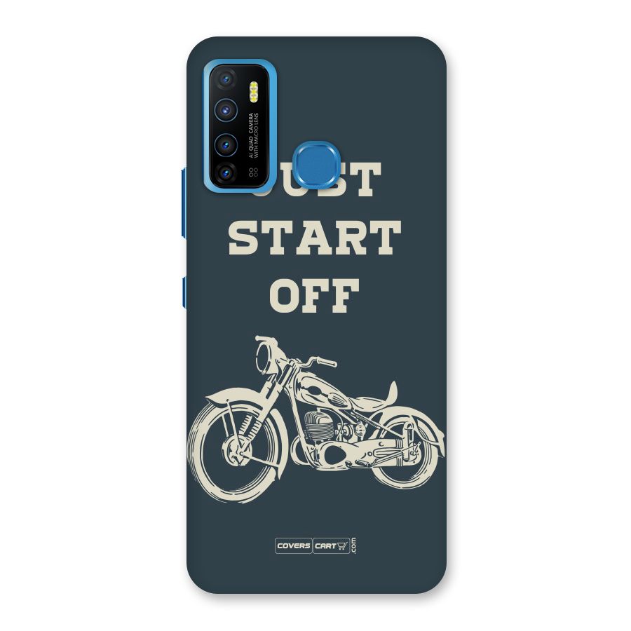 Just Start Off Back Case for Infinix Hot 9
