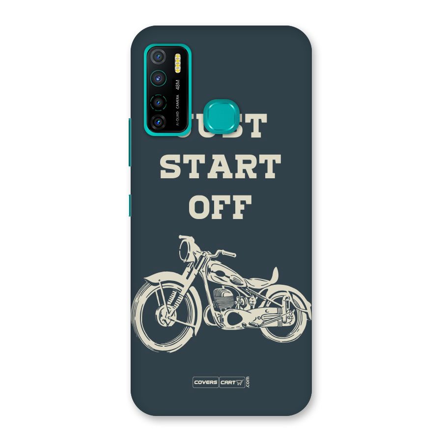 Just Start Off Back Case for Infinix Hot 9 Pro