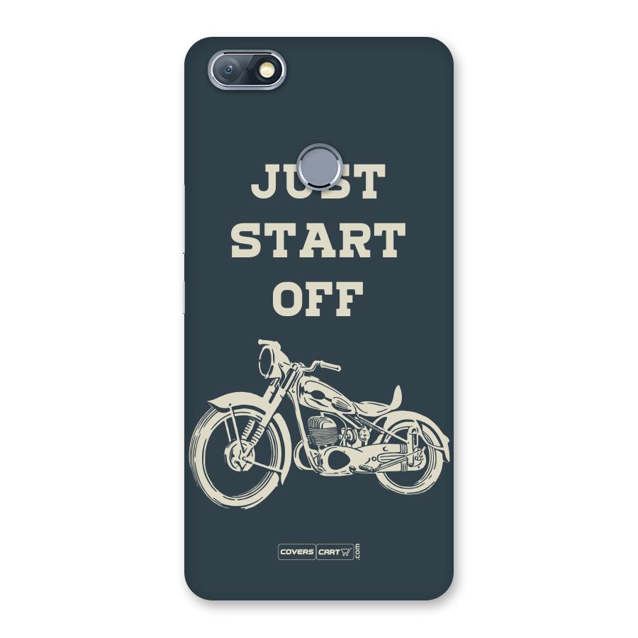 Just Start Off Back Case for Infinix Note 5
