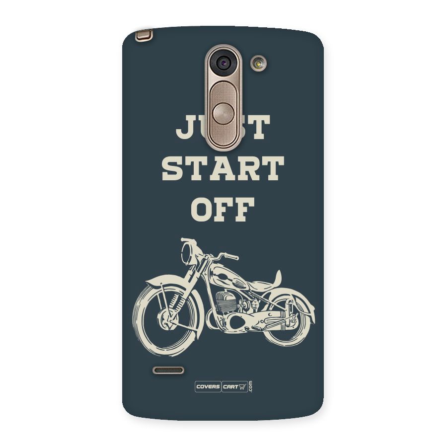 Just Start Off Back Case for LG G3 Stylus